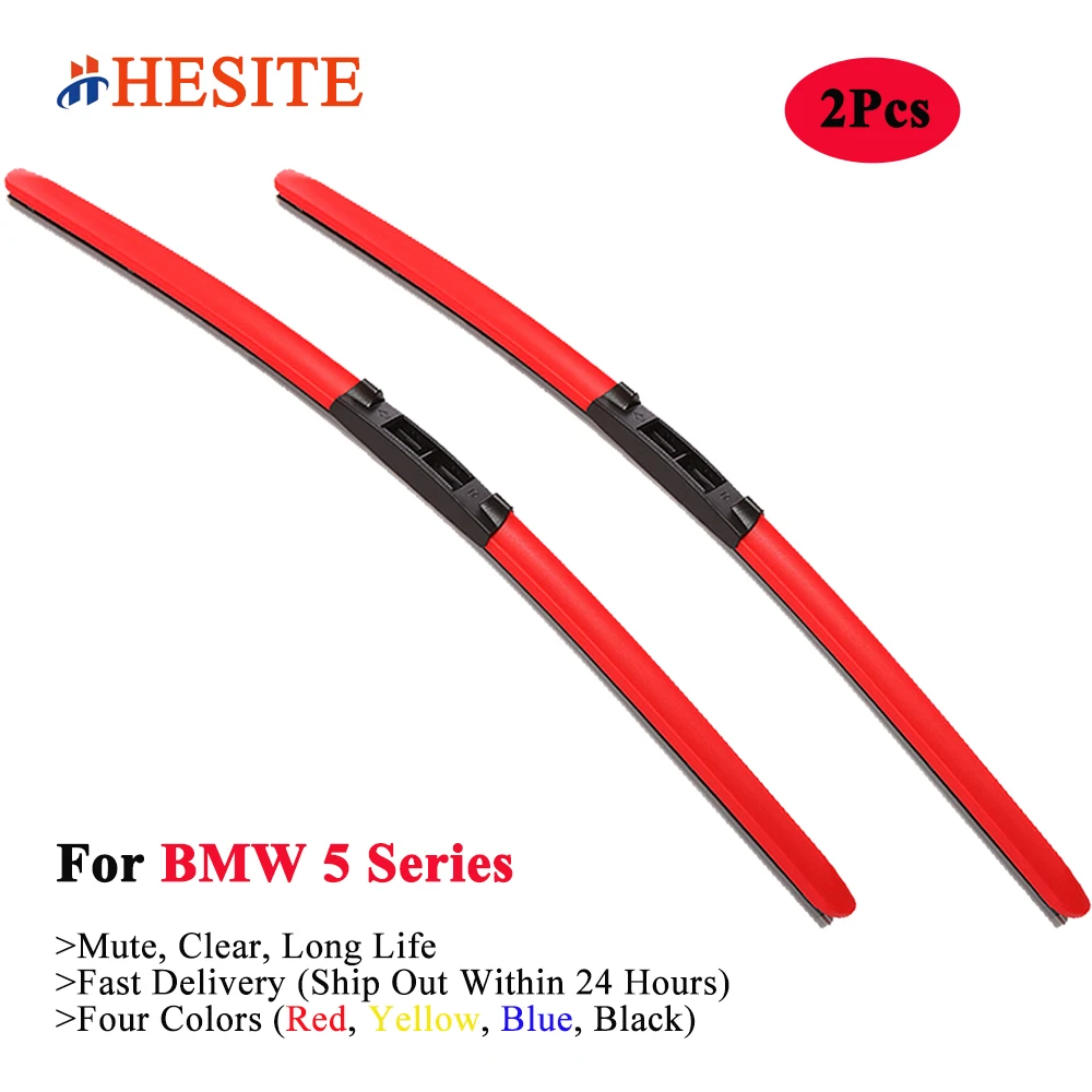 HESITE Цвет стеклоочистителя для BMW 5 серия E39 E60 E61 F07 F10 F11 G30 G31 520i 523i 525i 528i 530i 535i 518d 520d 525d