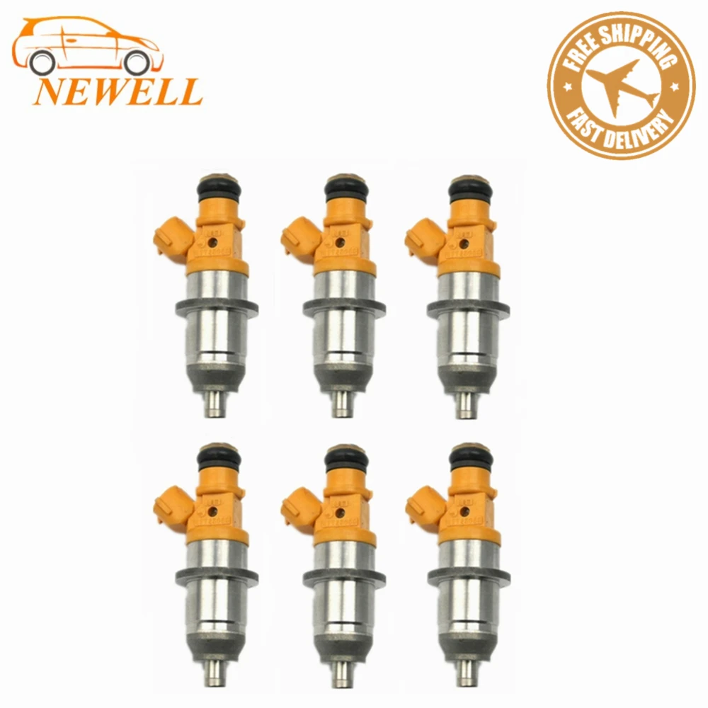 6x 60V-13761-00-00 E7T25080 1465A011 MD361845 MR560555 Топливная форсунка для подвесного Yamaha hp DI 200 225 250 300 hp