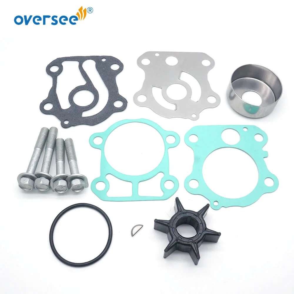 • Kit Di Riparazione Pompa Acqua Per Motore Fuoribordo Yamaha 60/70 Cv 6H3-W0078-02, 8-3465;6H3-W0078-00