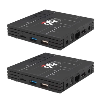 

M96 TV BOX Android 9.0 4G + 32G 5G Dual-Band WiFi Hotspot Set-Top Box TV Box with Infrared Remote Control