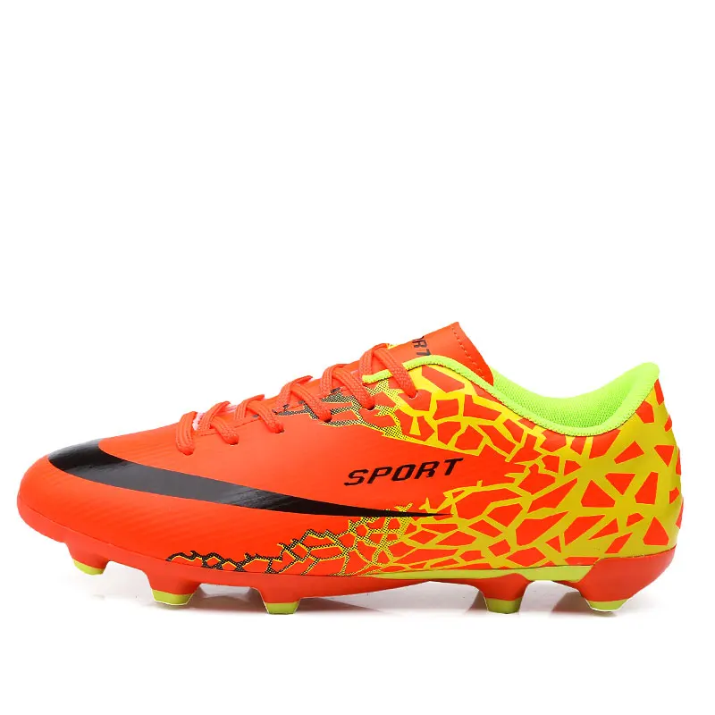 Мужские подростковые футбольные кроссовки Zoom Phantom Venom Pro TF Superfly 7 360 FG Elite Orange Cleat CR7 детские носки