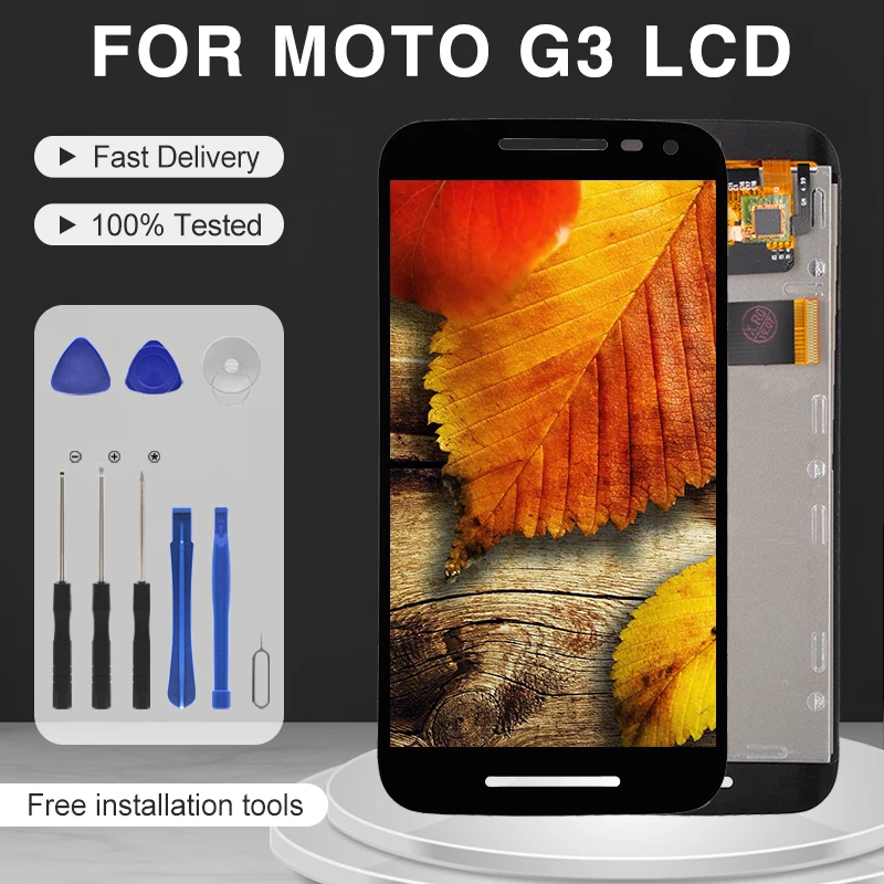 Catteny 5 5-дюймовый экран для Moto G3 дисплей с сенсорной панелью дигитайзера XT1550 XT1540