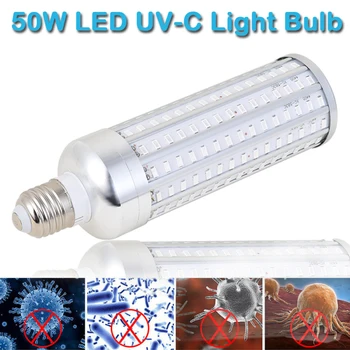 

Intelligent Ultraviolet Germicidal Lamp Timing LED Ultraviolet Bulb E27 Household Ozone Disinfection Bulb 50W Kills 99% Of Mite