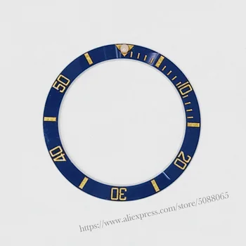 

Black/Blue/Green Mens Watches Replace Accessories Watch Face Ceramic Bezel Insert For 40mm Submariner Automatic 38mm 04