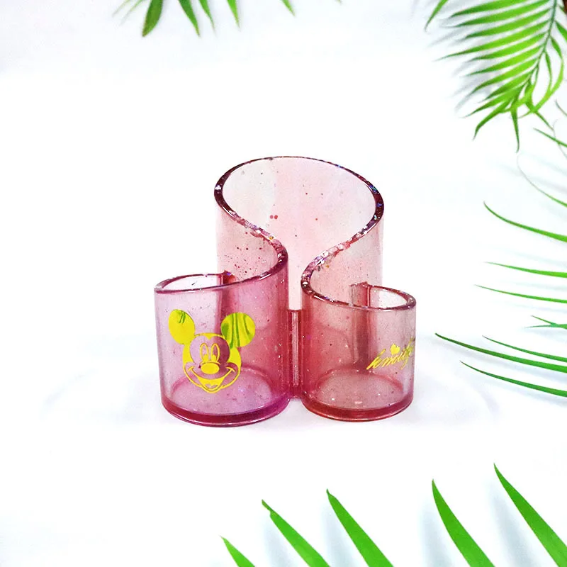 DIY Cup Resin Silicone Mold,Craft Makeup Brush Holder Organizer Epoxy Mold  Cosmetics Brushes Pen Storage Mold Silicone Mould Bottle Casting Mold for  Epoxy Casting Home Decor