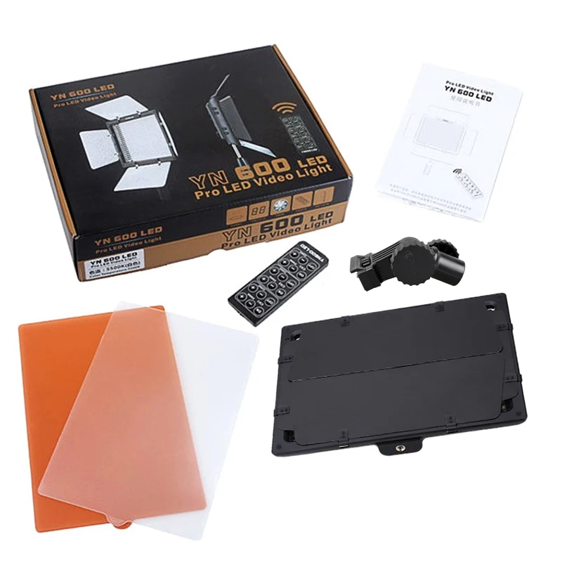 YONGNUO-YN600L-LED-Video-Light-Panel-3200K-5500K-Video-Light-Lamp-Color-Adjustable-Temperature-for-Canon