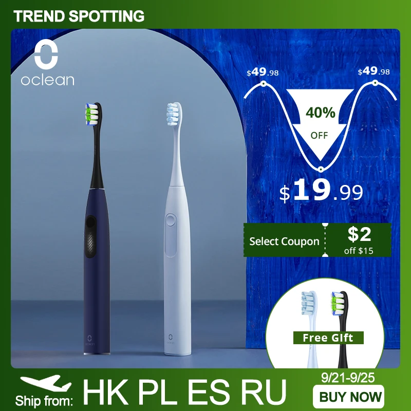 Global Version Oclean F1 Sonic Electric Toothbrush IPX7 Waterproof Smart Toothbrush Fast Charging Three Brushing Modes for Adult Global Version Oclean F1 Sonic Electric Toothbrush IPX7 Waterproof Smart Toothbrush Fast Charging Three Brushing Modes for Adult