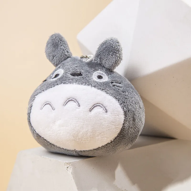 Juguete de peluche de 10cm para niños, muñecos colgantes de peluche de Totoro de My Neptuno, llavero, gran regalo