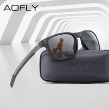 AOFLY, фирменный дизайн, классические поляризационные солнцезащитные очки, мужские, зеркальные, для вождения, солнцезащитные очки, TR90, гибкая оправа, очки для женщин, Gafas, UV400