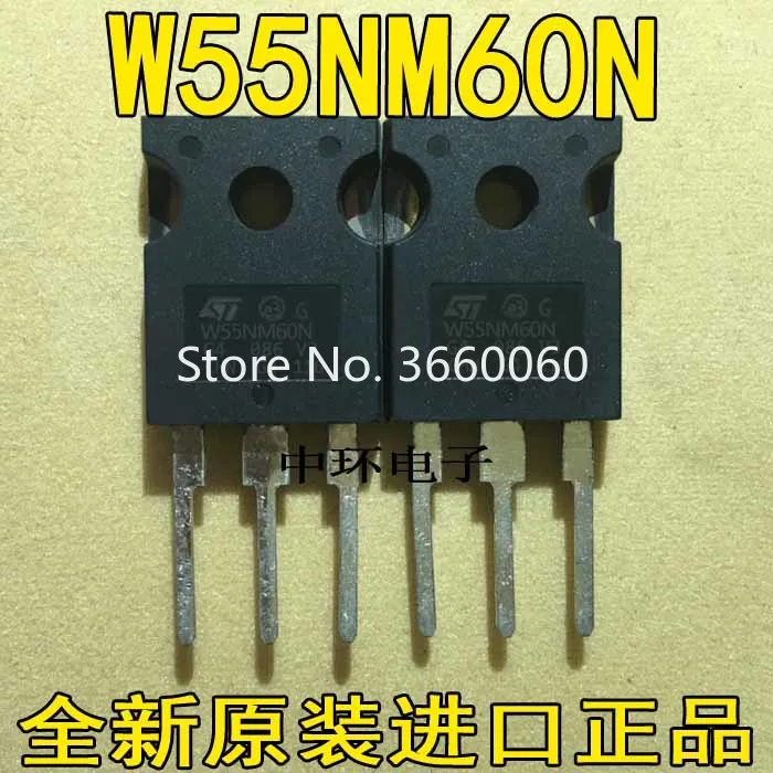 10 шт./лот STW55NM60ND 55NM60ND W55NM60 55N60 55A600V