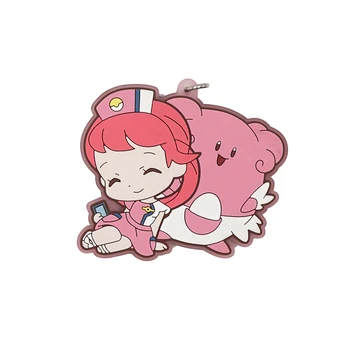 

Pocket Monster Anime keychain Cute Rubber Keychain