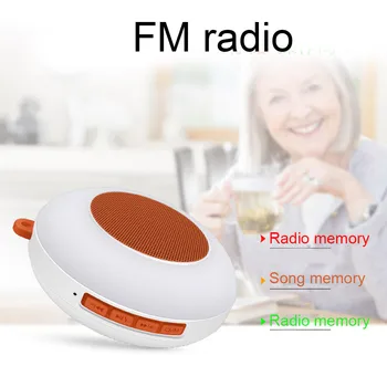 

Wireless Bluetooth Speaker LED Night Light Touching Sensor Bedside Lamp Waterproof with Carabiner BHD2