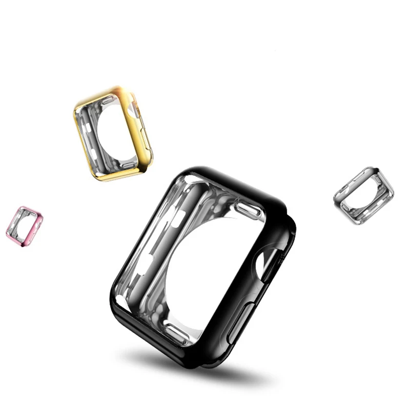 Подходит для APPLE Watch Apple 1 2 3 4 поколения универсальный защитный чехол ТПУ с