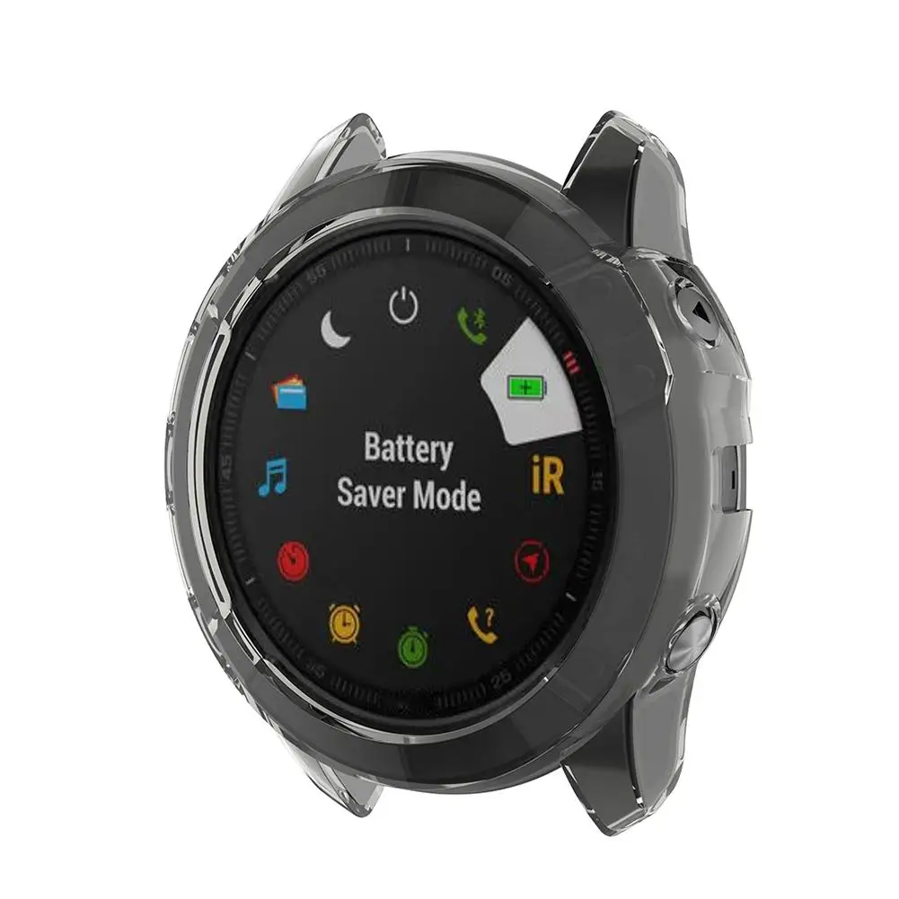 Ультратонкий Мягкий ТПУ защитный чехол для Garmin Fenix 6X Смарт-часы защита от падения силиконовый чехол s