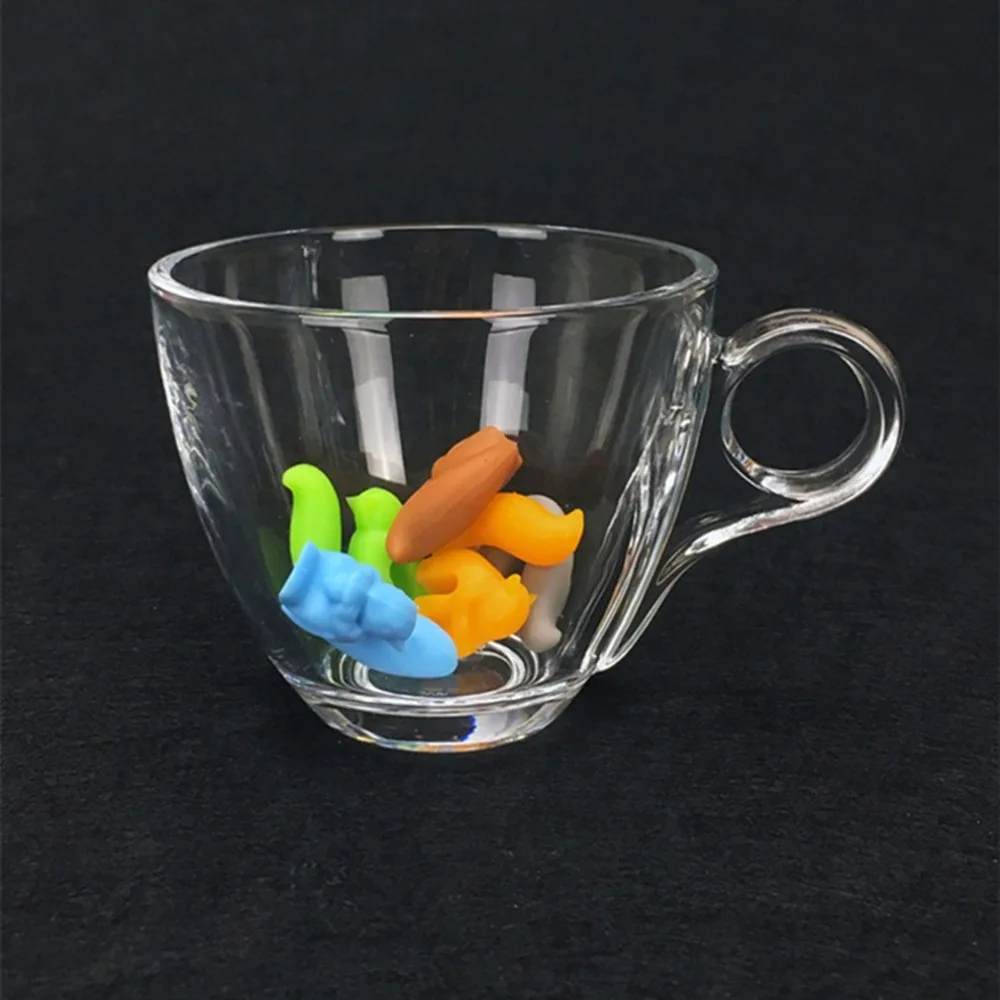 Переносной держатель чайной сумки милая Улитка/в форме белки силиконовый пакетик для чая держатель чашки Кружка подвесной инструмент