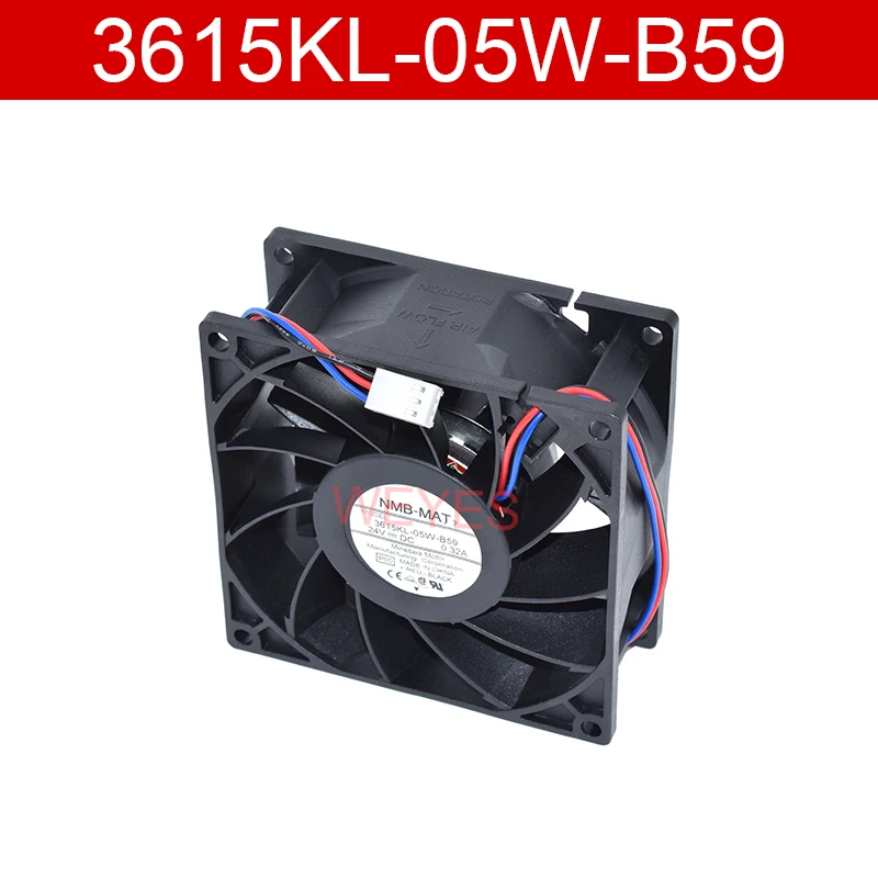 Оригинальный Для NMB 3615KL-05W-B59 DC24V 0.32A 3 линии квадратный инвертор вентилятор |