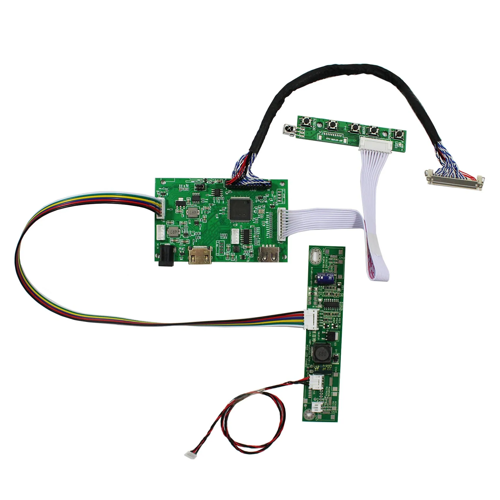 Hd-Mi Controller Board For 1280X1024 M170Etn01.1 M170Etn01.3 M190Etn01.0 G190Etn01.0 Street Fighter 2 Cabinet, Sf2 Mk2 Cabinet