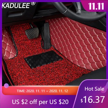 

KADULEE car floor Foot mat For opel antara astra k zafira tourer car accessories waterproof carpet rugs floor liners custom mats