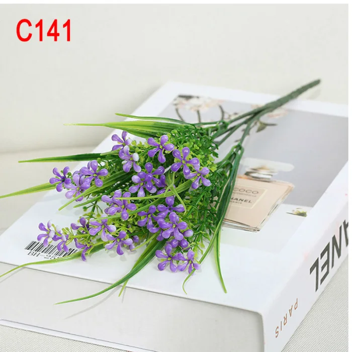Artificial Plants Indoor Outdoor Fake Leaf Foliage Bush Home Office Garden Party Decor SNO88