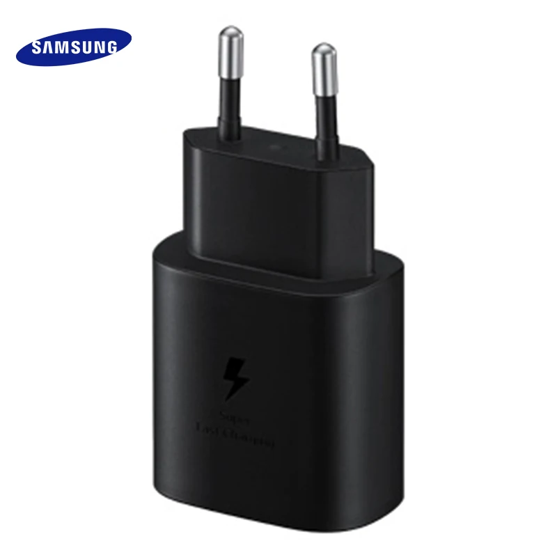 Для s10 samsung супер быстрое зарядное устройство 25 Вт Быстрая зарядка 3,0 адаптер type c кабель для s8 s9 a70 a80 huawei Xiaomi Oneplus - Тип штекера: EU Charge