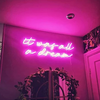 Custom Neon Sign Het Was Allemaal Een Droom Neon Sign Custom Neon Light Led Custom Roze Licht Neon Muur Slaapkamer decoratie Ins Custom Neon Sign Het Was Allemaal Een Droom Neon Sign Custom Neon Light Led Custom Roze Licht Neon Muur Slaapkamer decoratie Ins