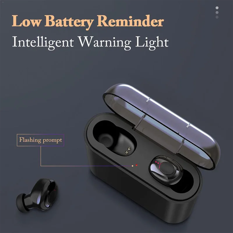X18 Bluetooth 5 0 TWS Wireless Earphones Mini Earbuds Charging 8D Stereo Sound Headphones for Iphone Xiaomi Huawei Smartphone