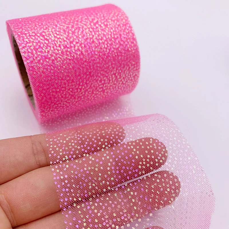 5yards 60mm Hyun color high density organza stain ribbon DIY hairbow crafts gift bouquet wrapping supplies sewing accessories
