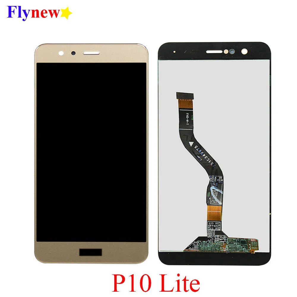 ЖК-дисплей для Huawei P10 Lite P10Lite WAS-LX2 WAS-LX1A WAS-L03T WAS-LX3 с сенсорным экраном и дигитайзером