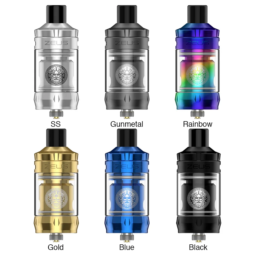 Оригинальный Zeus Nano бак 3 5 мл/2 мл Ёмкость & 0.4ohm /0.6ohm катушки 510 дрип тип MTL/ДТЛ