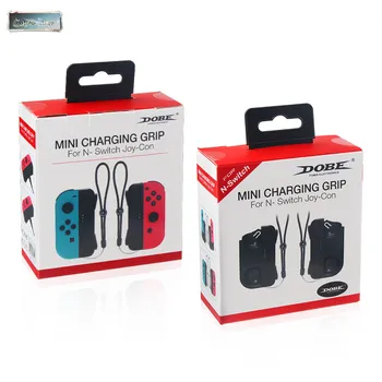

Mini estación de carga portátil para Nintend Swithc Joy game con indicador de cargador LED-Negro