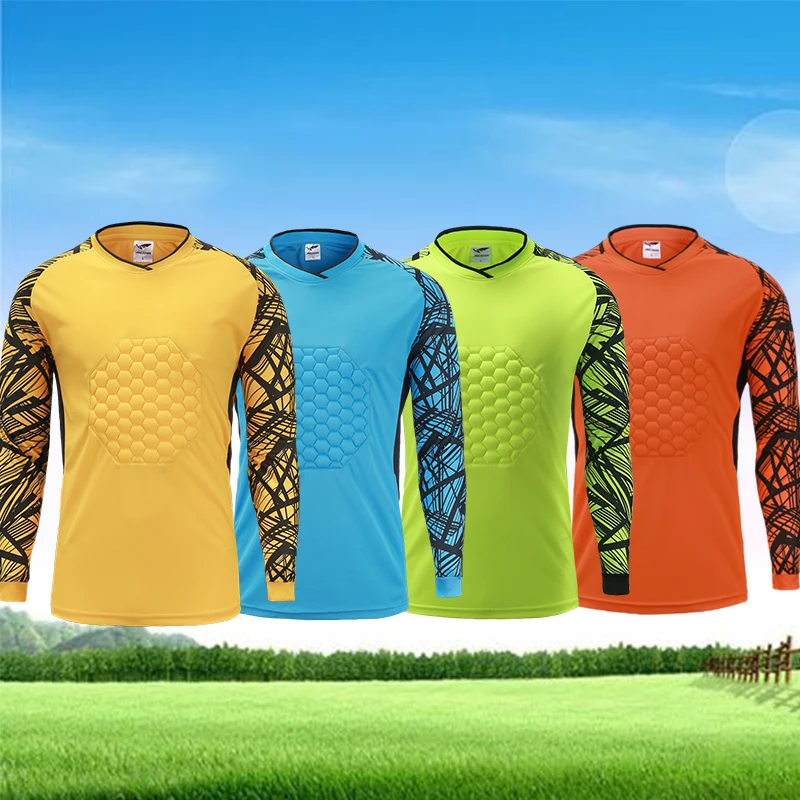 

SHINESTONE 025 Adult Soccer Goalkeeper Uniforms Men Soccer Jerseys Sets Football Goalkeeper Jersey Set
