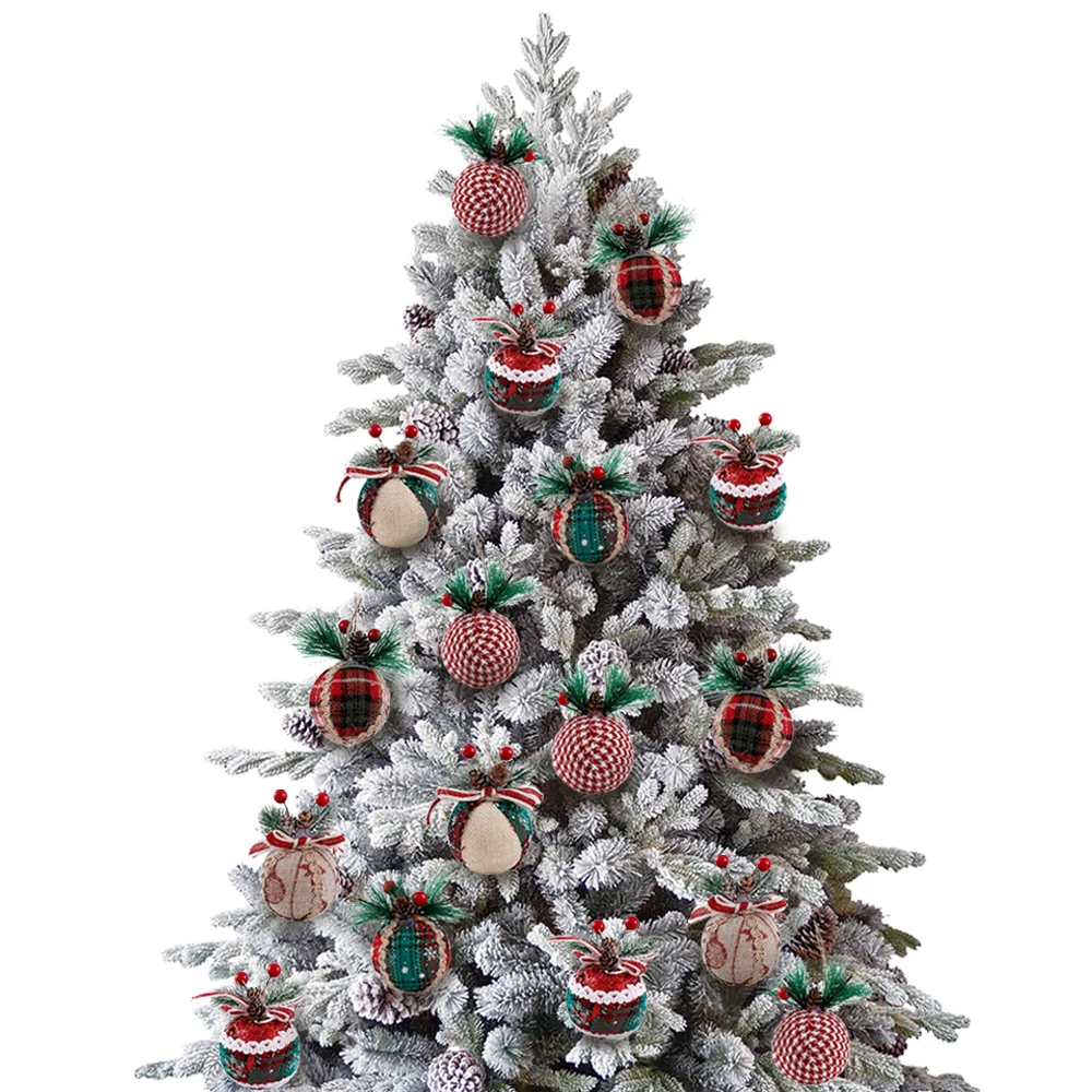 30 palline di Natale colorate in plastica infrangibile per decorazioni per albero di Natale, feste e matrimoni (60 mm, rosso e oro) | Leroy Merlin