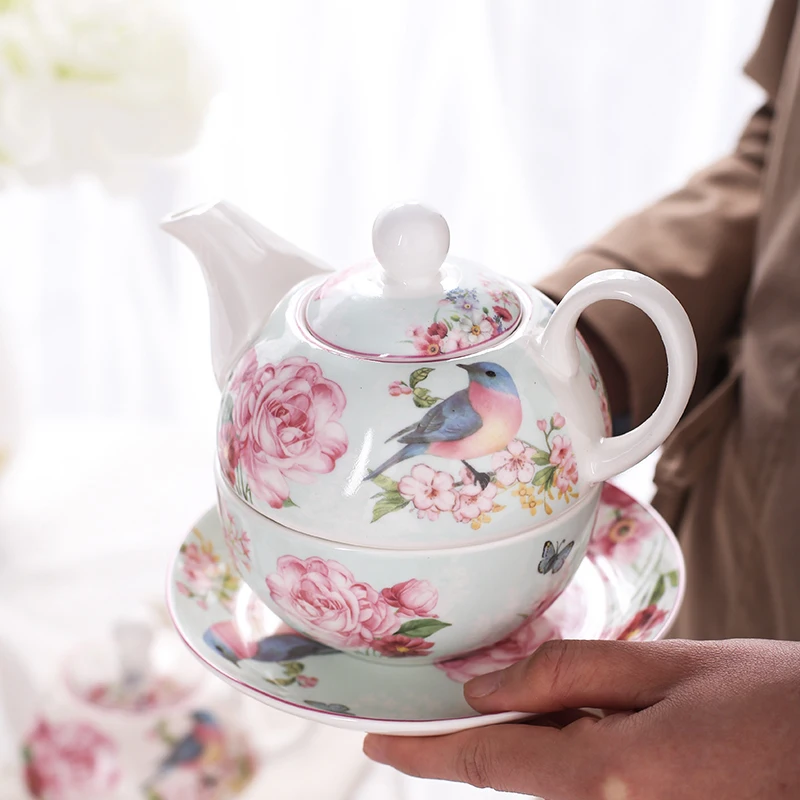 Ceramic Tea Set Coffee Cup High Quality Teapot Set Bone China