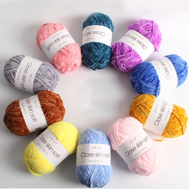 Knitting Chenille Yarn, Chenille Yarn Wool Knitting