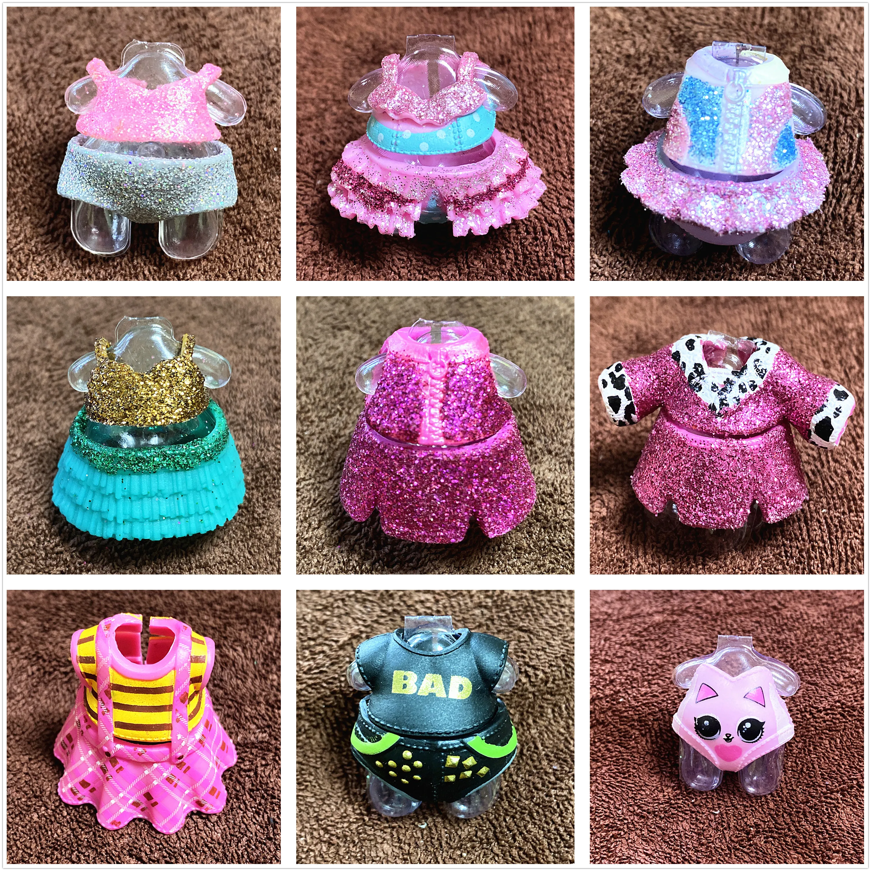 

New Arrival Free Shipping 1 Piece Original Dress Clothes Suits for LOLs 8cm Big Sister Dolls Dresses Kids Toy Girl Birthday Gift