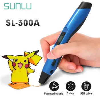 

3D Printing Pens Gifts DIY Children Support 1.75mm PLA/PLC/ABS Filament Digital 3D Drawing Pen For Kid & Adult DIY Gift