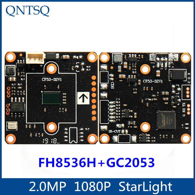

1080P 2MP Car camera module,GC2053+FH8536H CMOS car camera matrix,Starlight high-definition,AHD,Analog CCTV Camera Module board