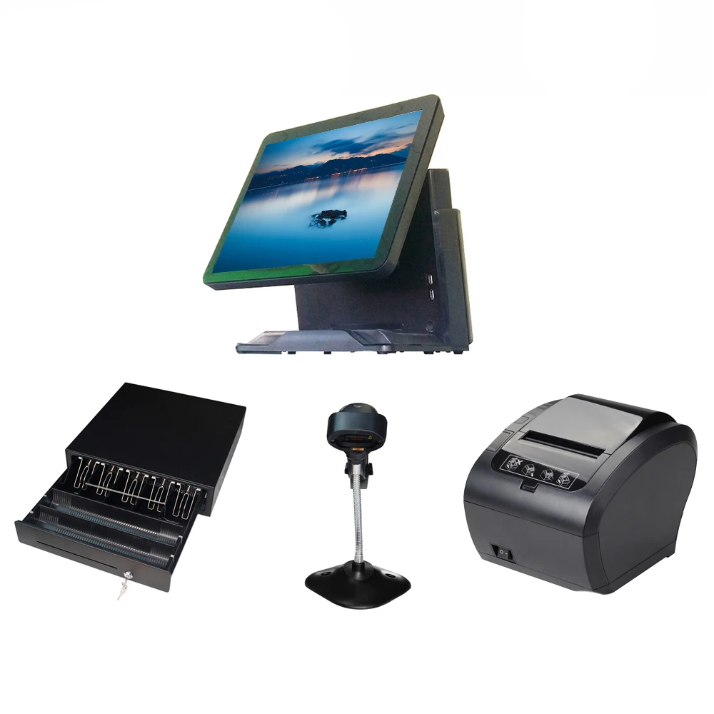 

cash register wholeset 15 inch capacitive touch pos system factory price pos terminal