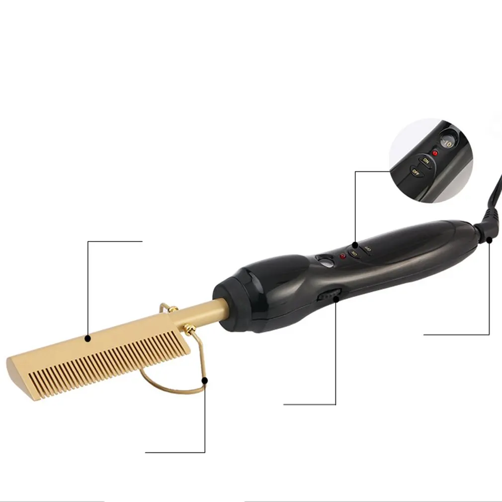 

Electric hair curler wet and dry hair curler household volume straight multi-function bangs electric coil comb EU/US plug