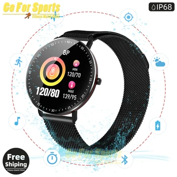 

smart watch F19 activity tracker heart rate blood pressure music control weather forecast full screen touch bracelet pk Z6S Z7