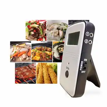 

New Wireless Double Needle Barbecue Thermometer Dual Channel Thermometer Barbecue Fork Kitchen Meat Thermometer Temperature Alar