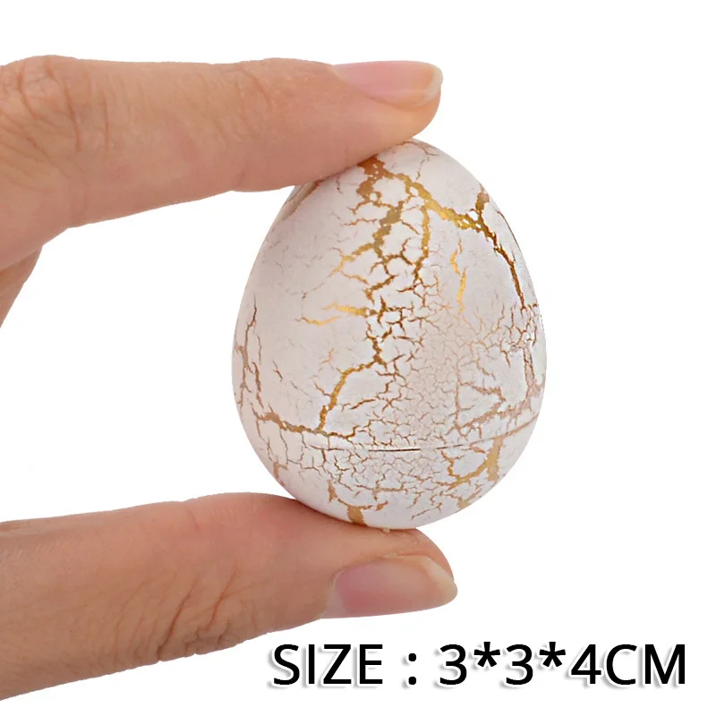 4cm Random Color Большое милое волшебное высиживание и выращивание динозавра, яйца, новинка, кляп, игрушки для детей, обучающие игрушки для детей, увеличивающие рост воды, игрушки динозавров, подарки - Цвет: 4cm Random Color