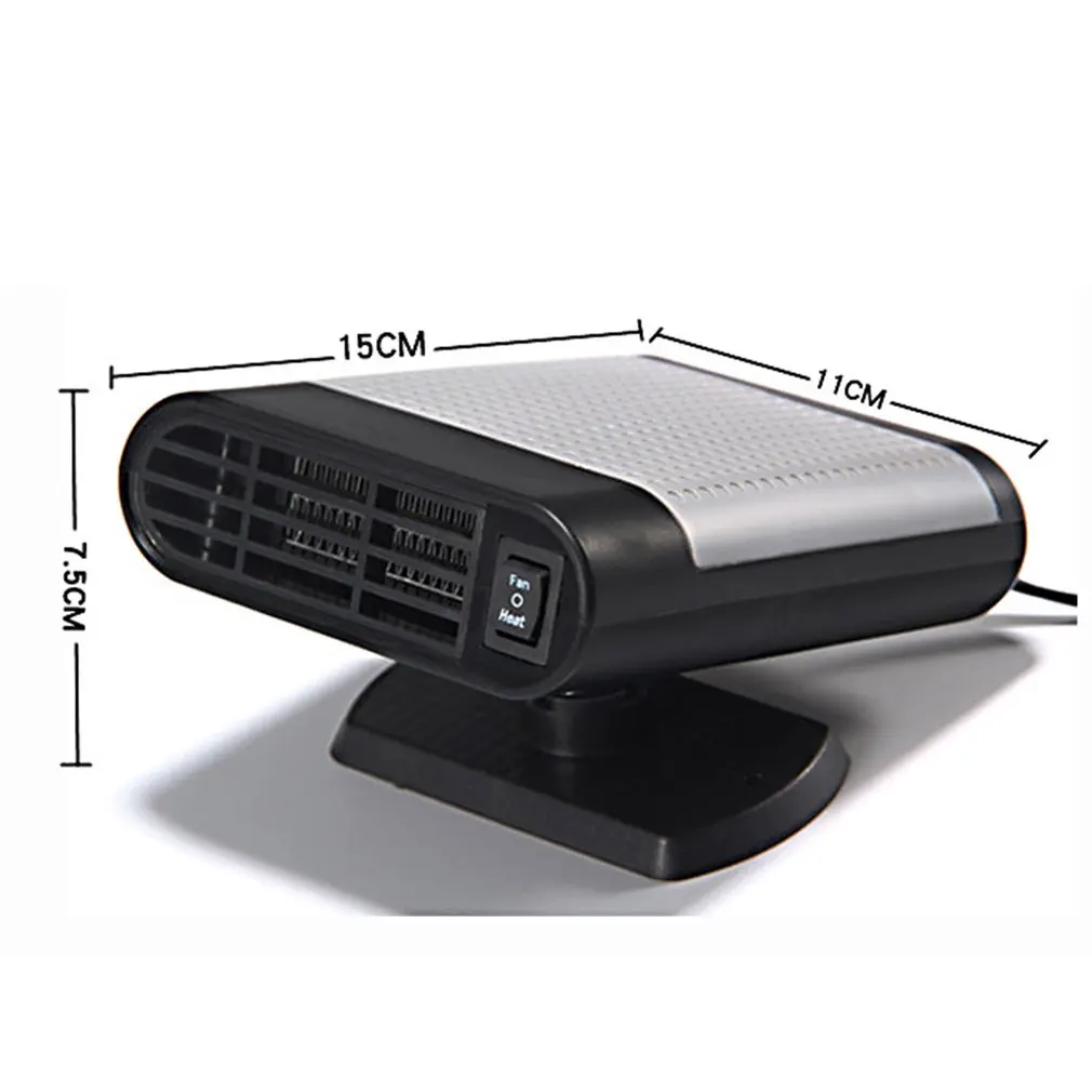 

Portable Car Heater 12V/24V High Power Automobile Windscreen Heater Fast Heating Fan Defroster for Easy Snow Removal