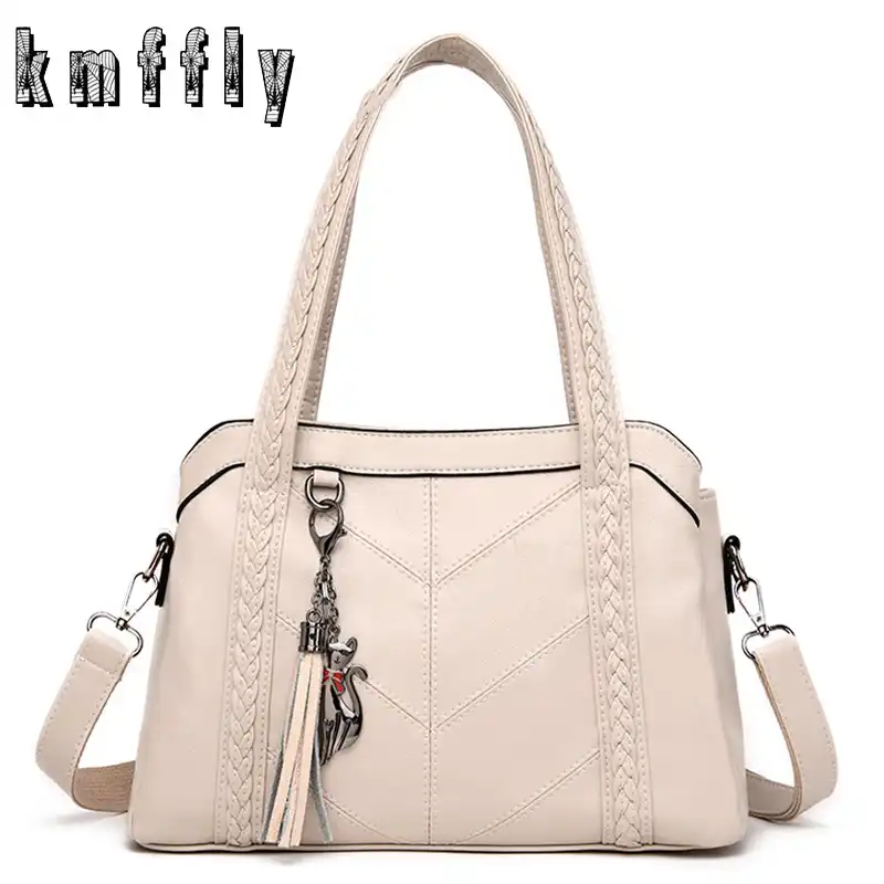 designer white leather handbags