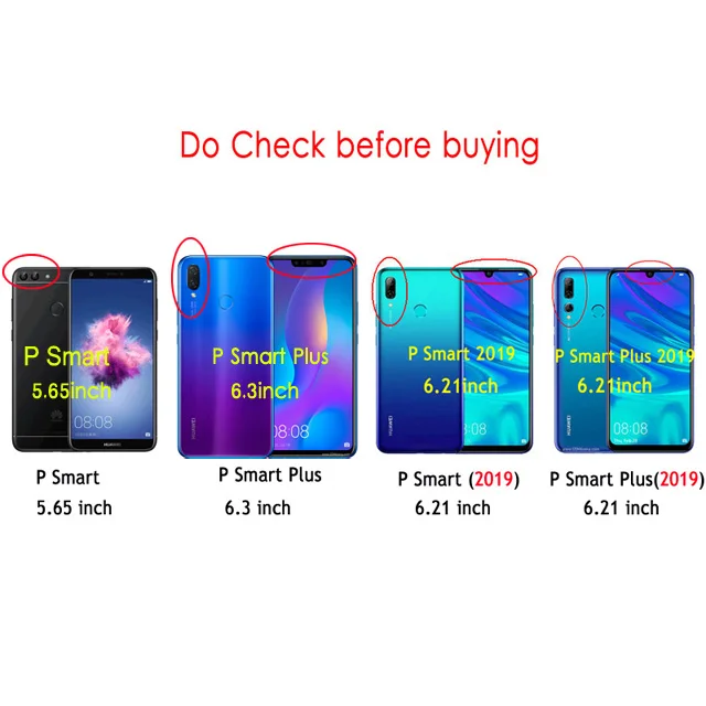 Чехол для huawei P Smart, роскошное металлическое кольцо, чехол для huawei P Smart Plus, слот для карт для huawei P Smart Case Smart