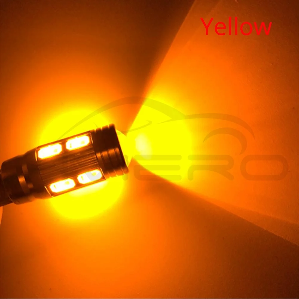 Hviero T10 Wedge Buld White Blue Canbus Xenon W5W 194 5630 5730 10Smd DC 12v No Obc Error Reverse Light Turn Light Side Lamp Stop Light