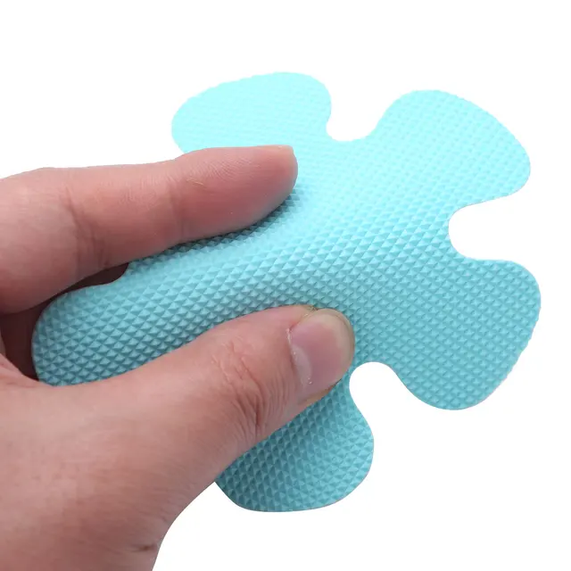 20 Adesivi Antiscivolo A Forma Di Fiore Per Vasca E Doccia - Trasparenti, Diametro 10cm - Foto 12