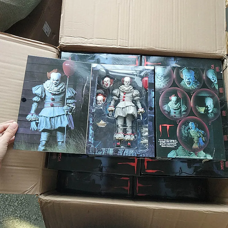 NECA Stephen King It Pennywise Джокер фигурка игрушка кукла ужас подарок на Хэллоуин