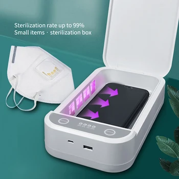

SAYTL Portable UV Disinfection Box Aromatherapy machine Ultraviolet Disinfector for Phone masks Sterilizer Safety Hygiene