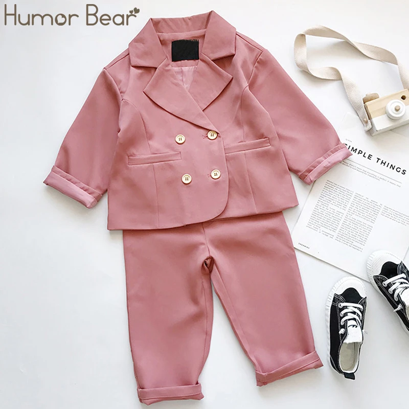 Осенние комплекты детской одежды Humor Bear весенняя одежда для маленьких девочек